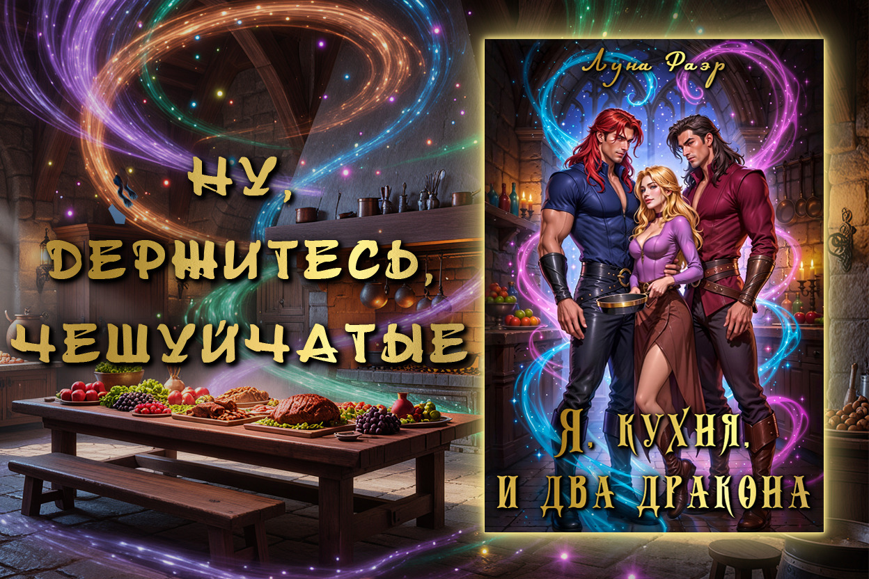 Я, кухня и два дракона
Луна Фаэр
юмористическо-бытовое фэнтези, МЖМ