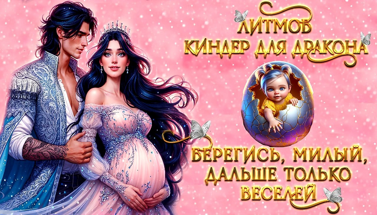 Красивый розовый баннер